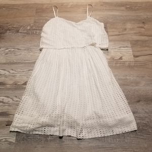 Madewell Cotton Eyelet Dress